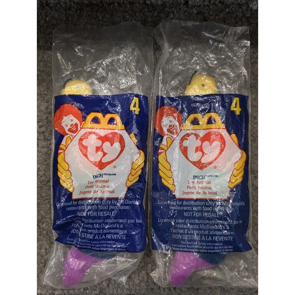 Ty Beanie Baby Inch 1998 McDonalds Happy Meal Sealed Bag